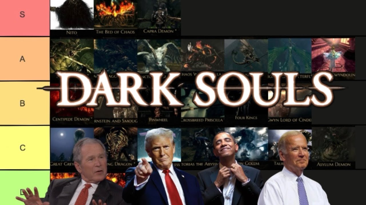 AI Presidents Rank And Debate: Dark Souls Bosses (Tier List)