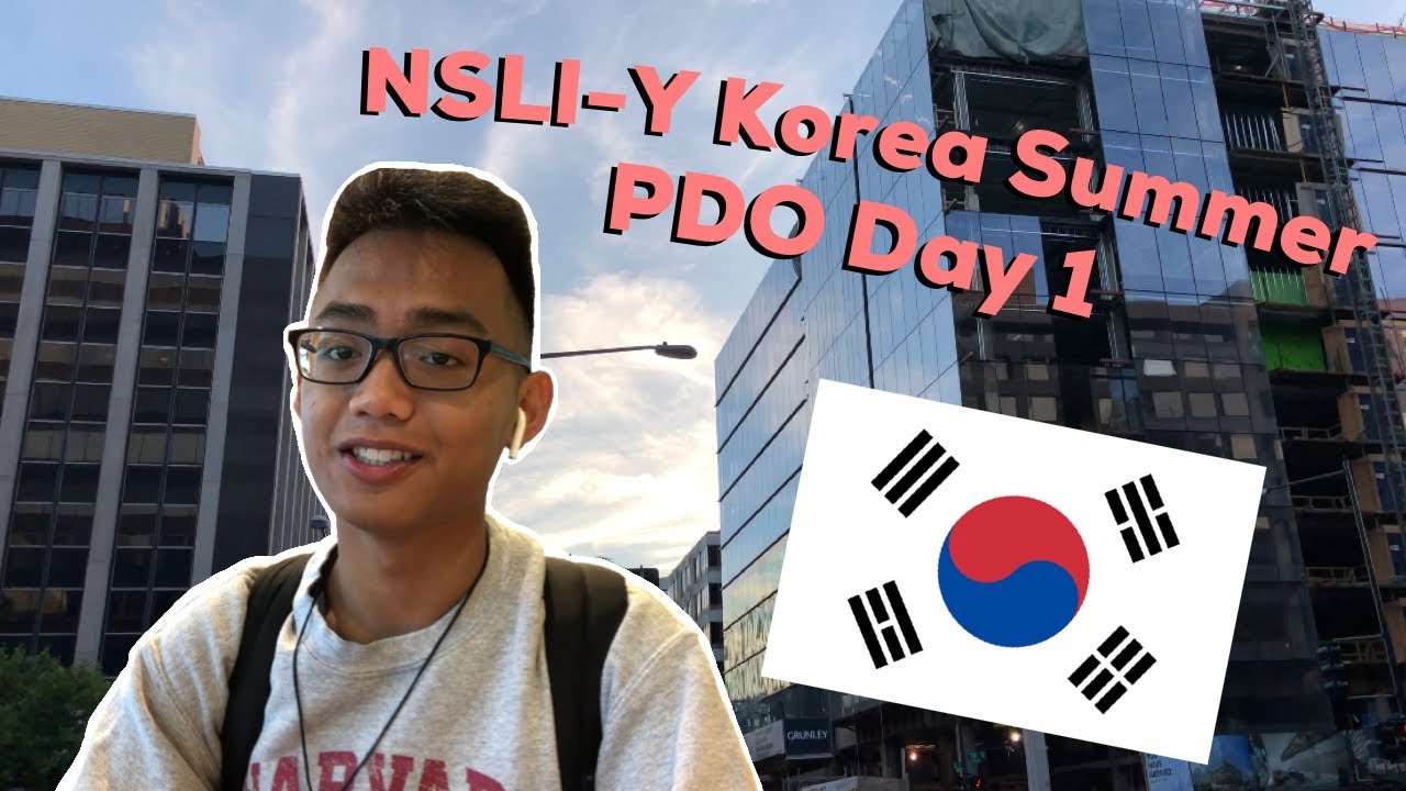 NSLI-Y Korea Summer PDO, день 1 | Начало обучения за рубежом для старшеклассников