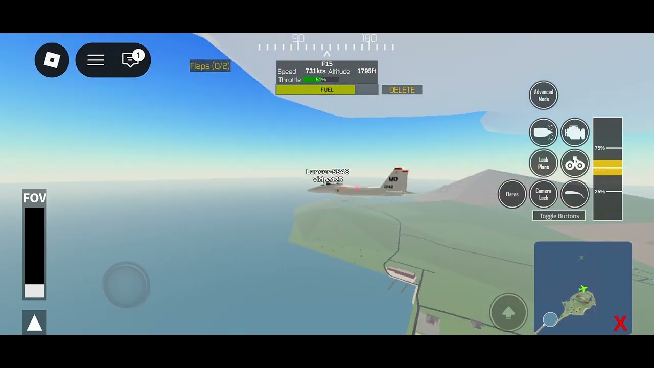 Ptfs f15 butter landing