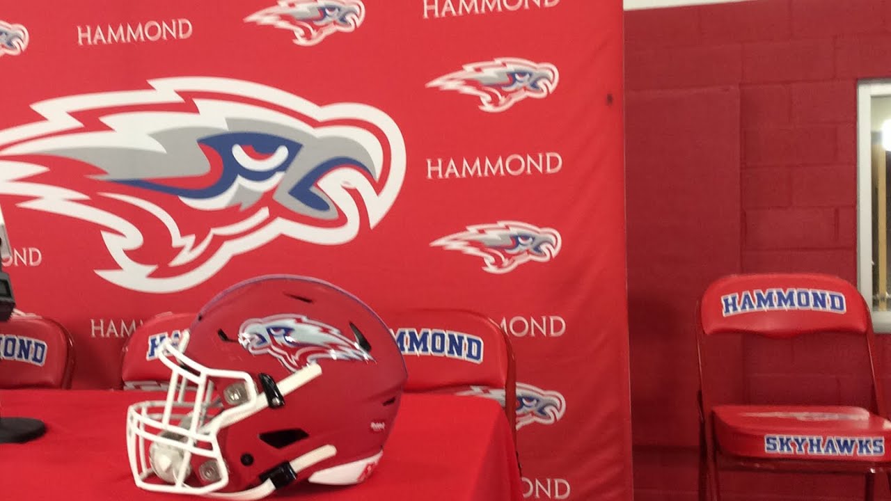 Jordan Burch commitment event at Hammond School in SC