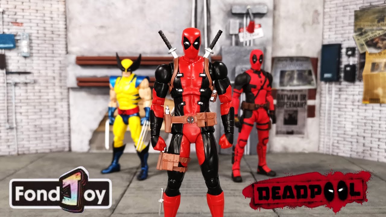 FondJoy Deadpool 1/12 action figure Unboxing & REVIEW #marvel #deadpool #actionfigures #collection