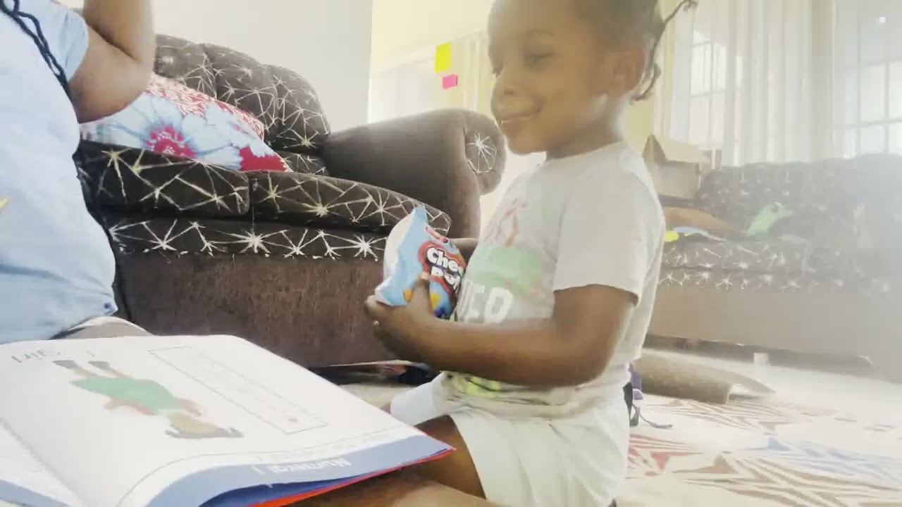 MEILO DID HIS FIRST HOMEWORK EVER!