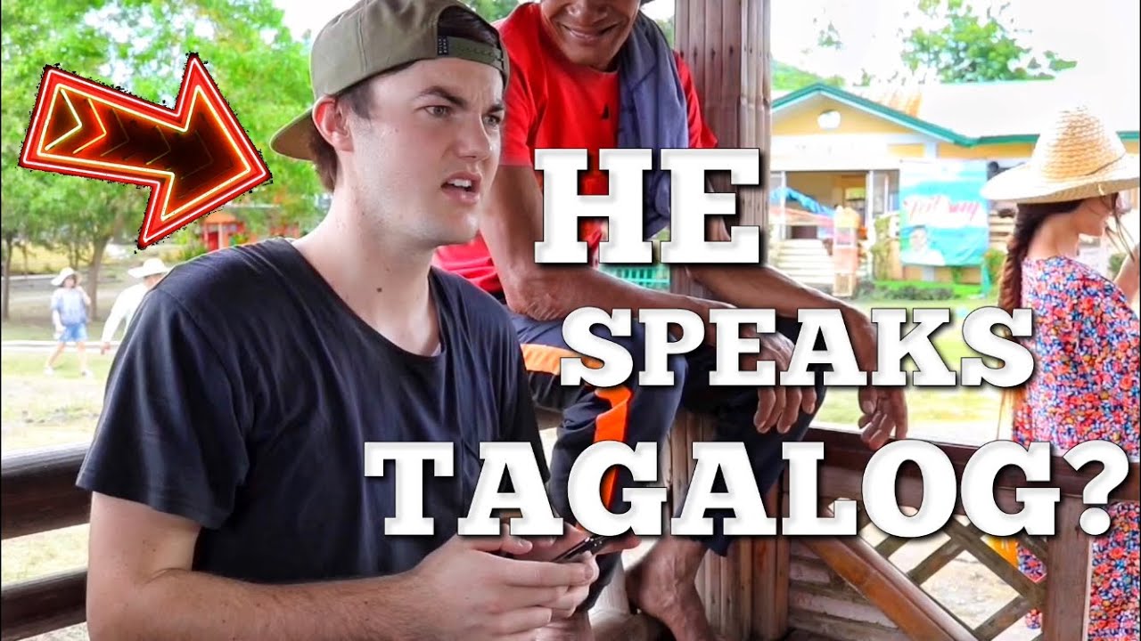 AMERICAN GUY SPEAKS TAGALOG