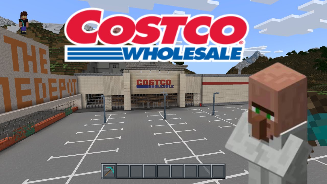 Строительство Costco в Minecraft