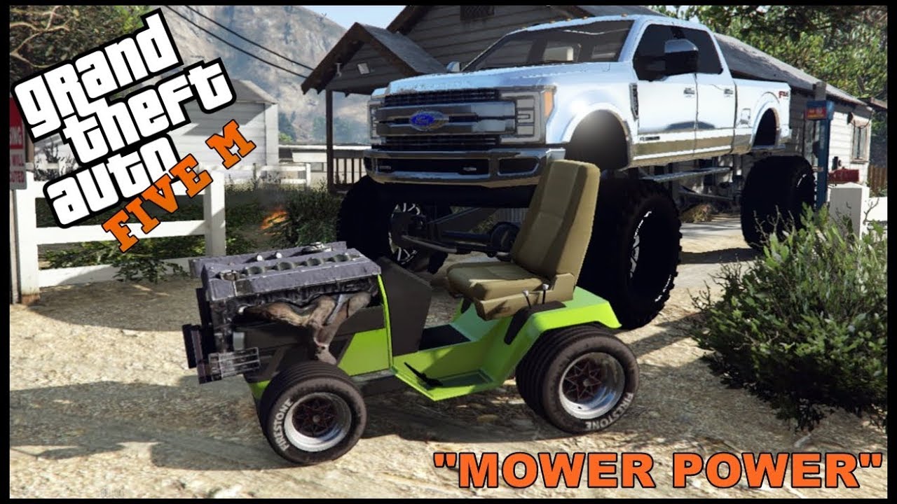 GTA 5 ROLEPLAY - DRAG LAWNMOWER BUILD - EP. 269 - CIV