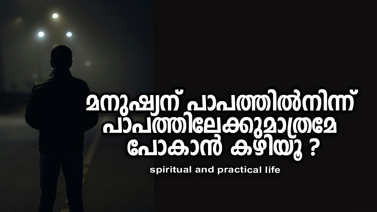 മനുഷ്യന് പാപത്തില്‍നിന്ന് പാപത്തിലേക്കുമാത്രമേ പോകാന്‍ കഴിയൂ? | #gurunirmalanandagirimaharaj