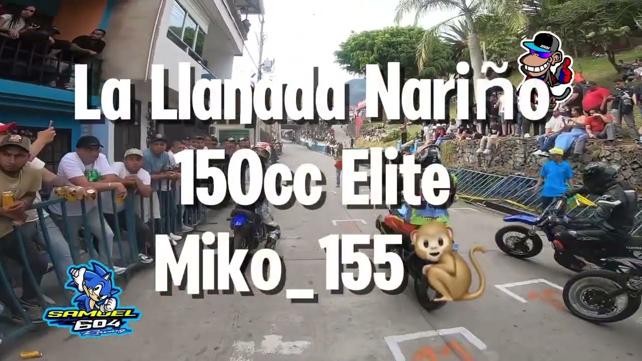 GOPRO🏁Categor&iacute;a 150c.c. &eacute;lite 🔥Motovelocidad Colombia 2024. ( miko 155 🐒).