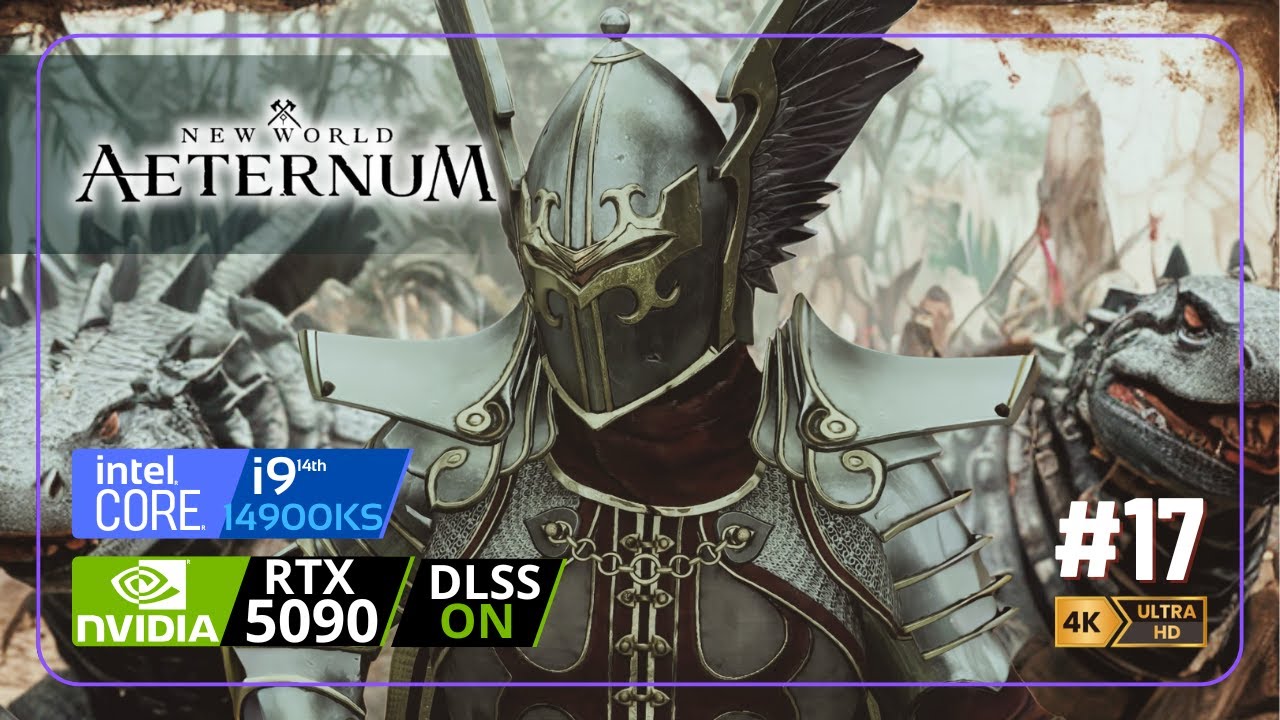 New World AeternuM: Ep 17 - Max Graphics in 4k | RTX 5090 + i9 14900KS | No Commentary