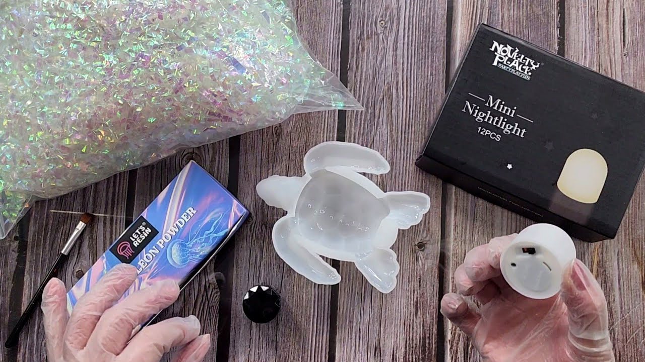 #1972 Gorgeous Resin Turtle Nightlight For Child's Bedroom