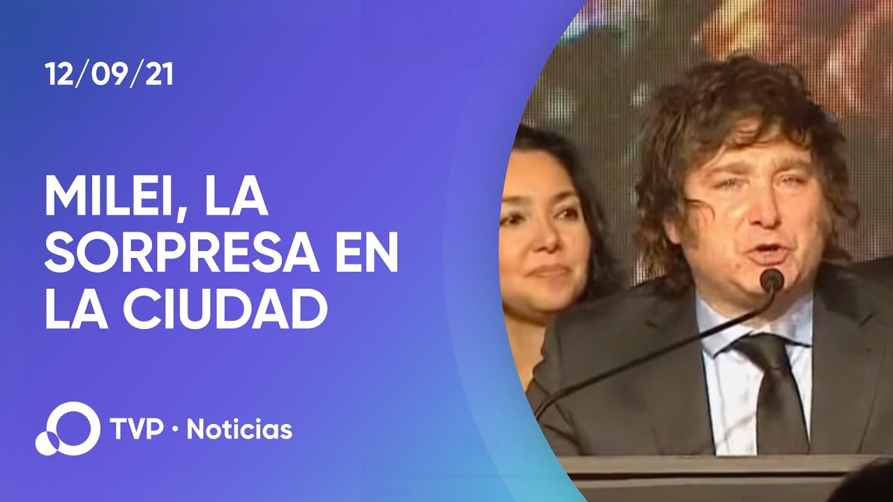 Javier Milei, la sorpresa en CABA