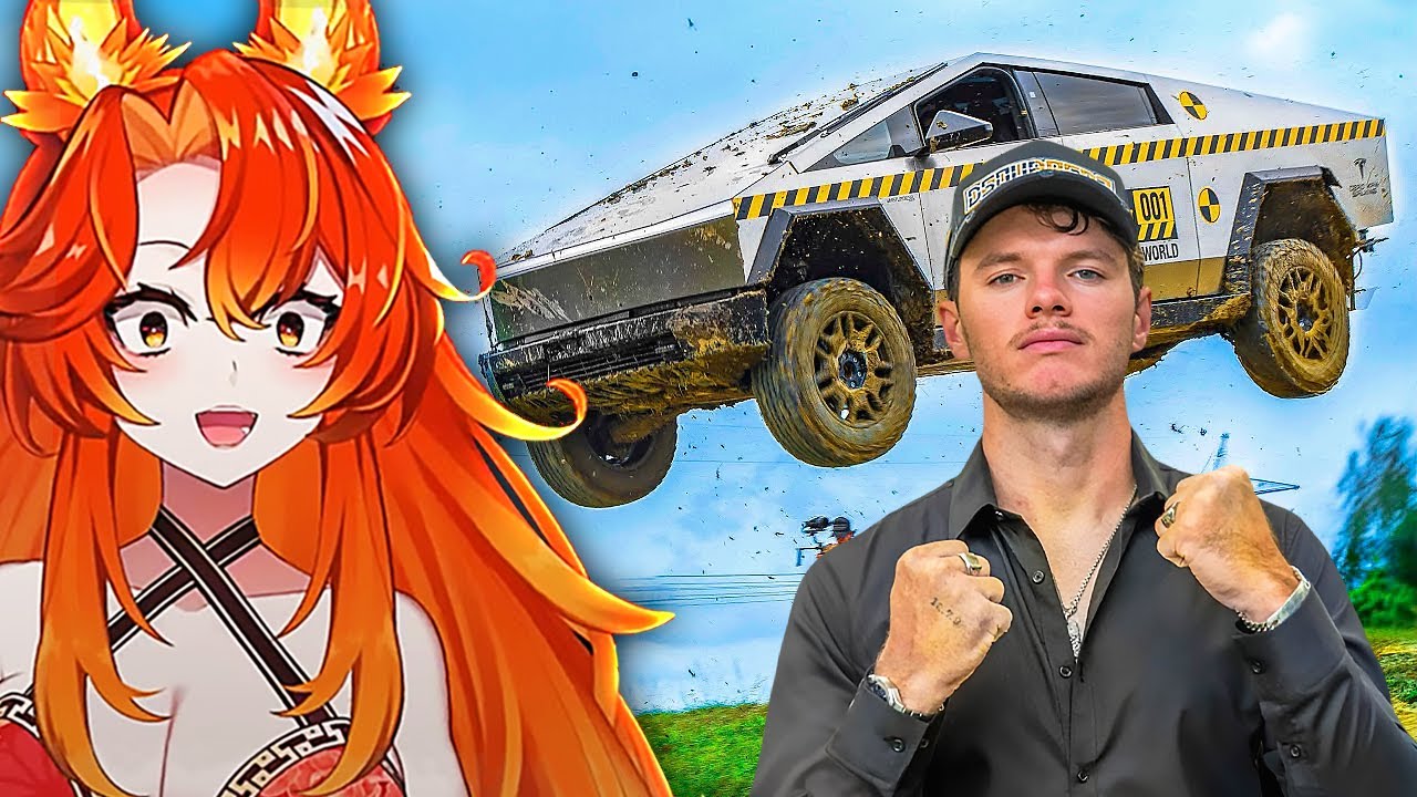 Cybertruck vs Real Truck Durability Test || WhistlinDiesel React
