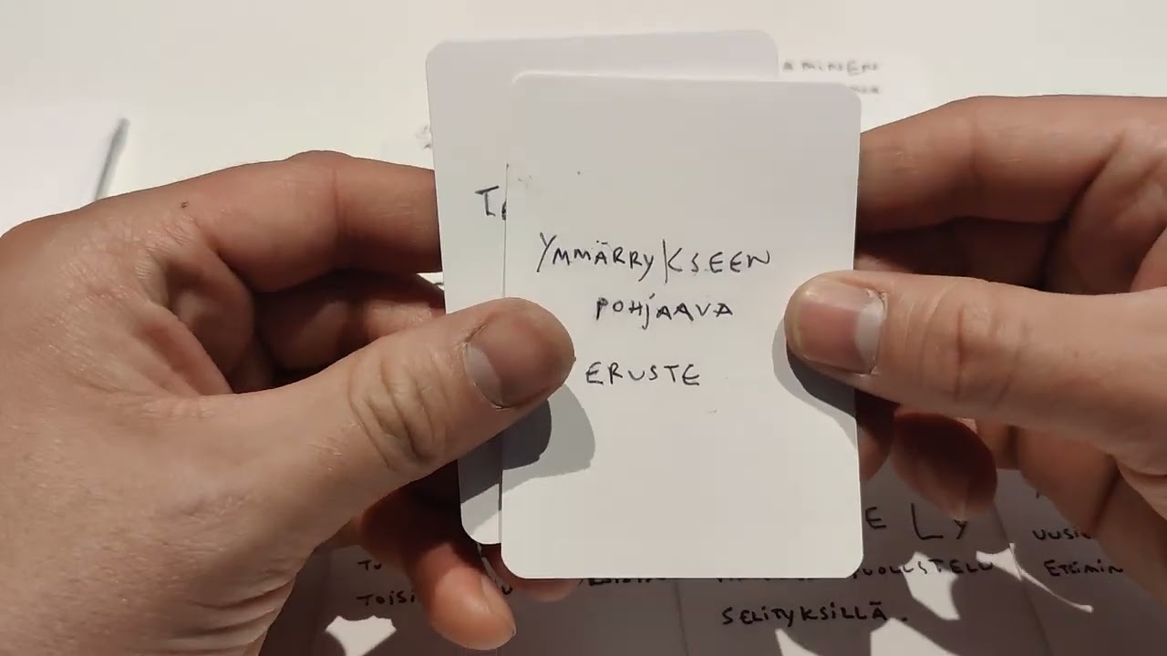 Perustelupeli Motivo v. 1.0 (sis&auml;lt&ouml;n&auml; systeemi&auml;ly -itemit)