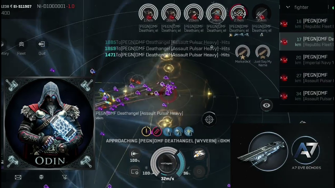 EVE ECHOES - ODIN Capitals fleet, Part 2.