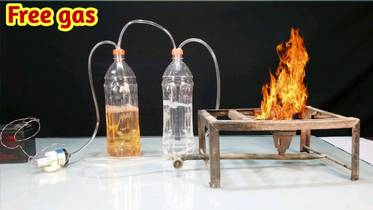 How to make Free Lpg gas at home | petrol and Water |