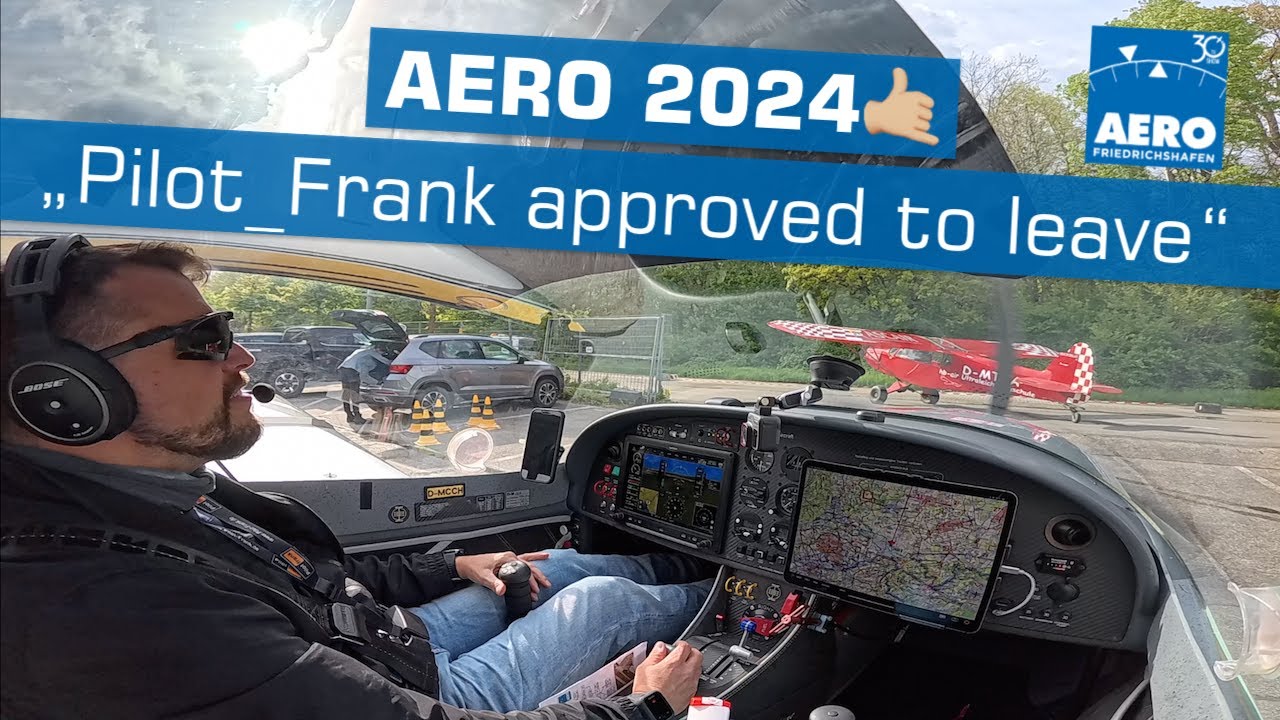 AERO 2024 | approved to leave, Rückflug durch Regenzellen