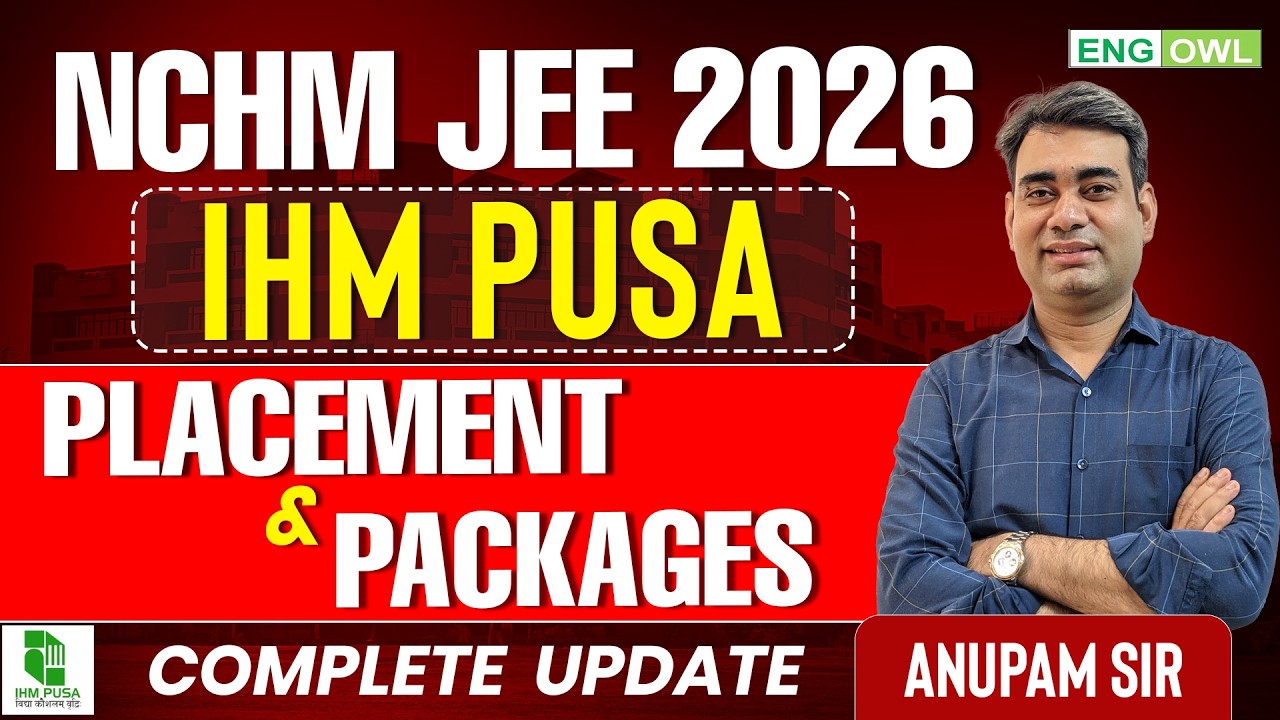NCHM JEE | Placement & Package of IHM Pusa Delhi | Hotel Management Placement