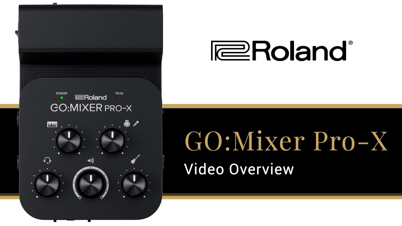 Add a Microphone to ANY Roland Piano with the Roland GO:Mixer Pro-X Portable Audio Mixer!