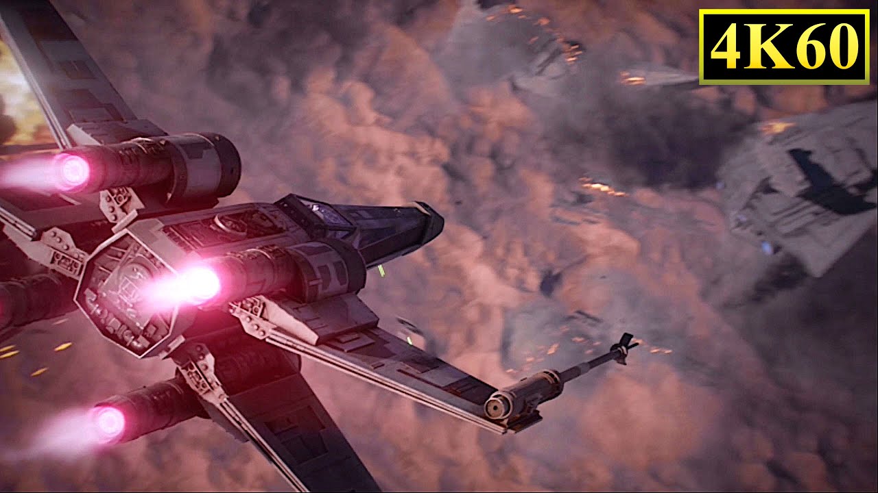 [4K60FPS] Star Wars Battlefront II + Resurrection Highlight. RTX 4090 Max Graphics