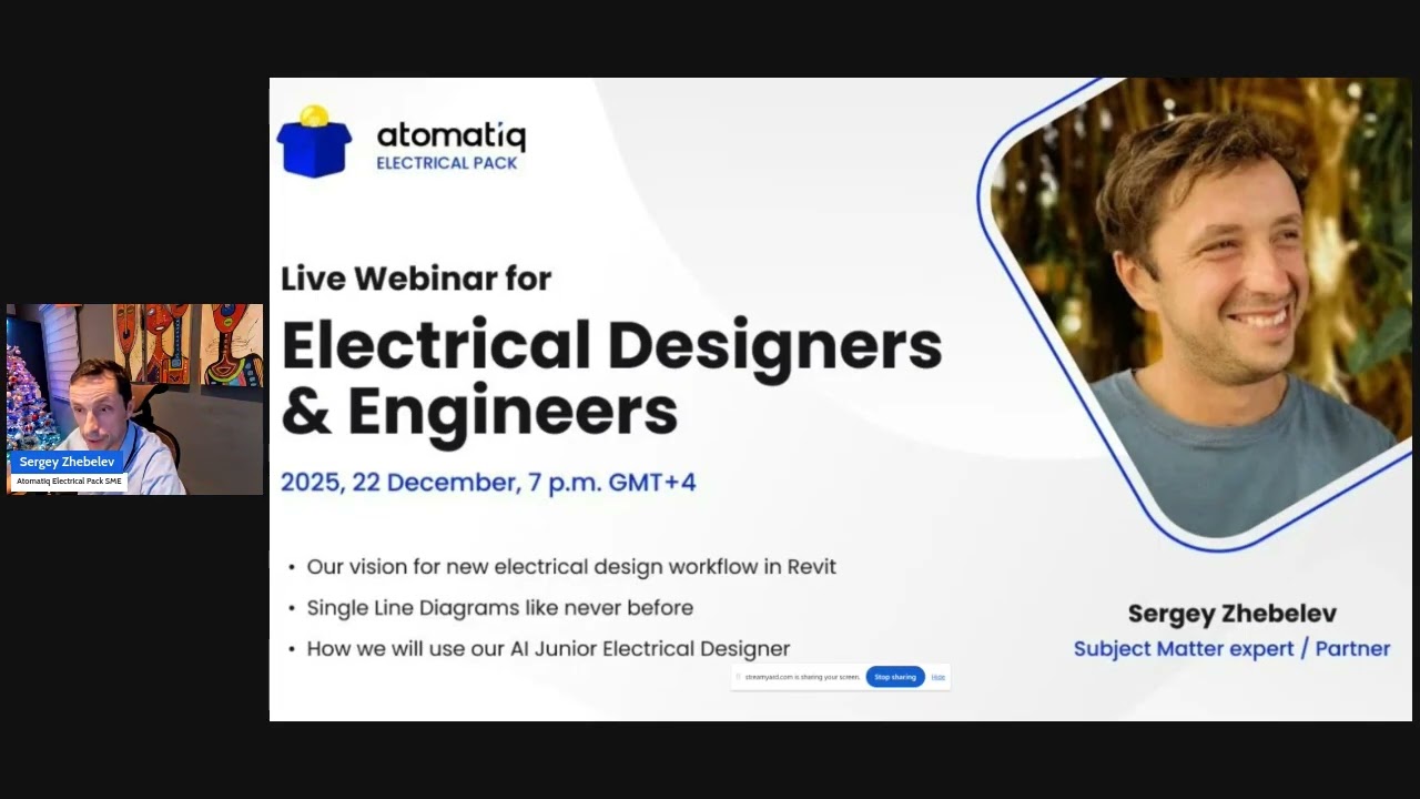 Atomatiq Electrical Pack Live Webinar