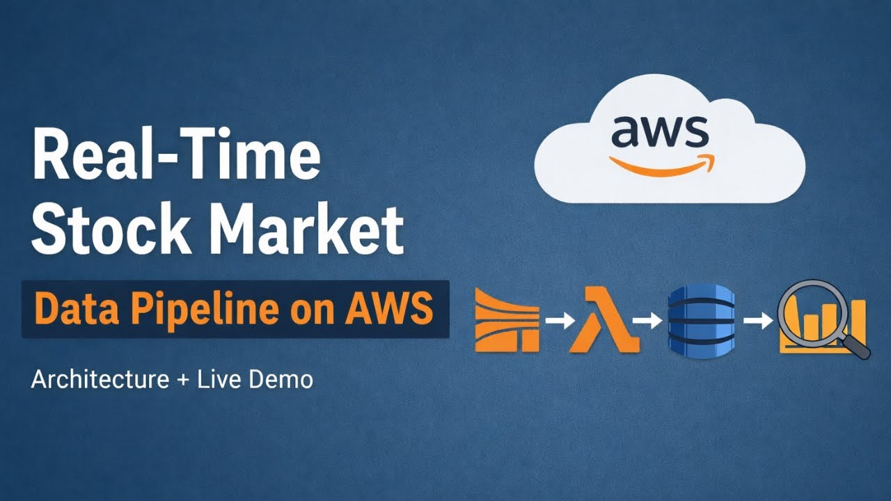 Real-Time Stock Market Data Pipeline on AWS | Architecture + Live Demo