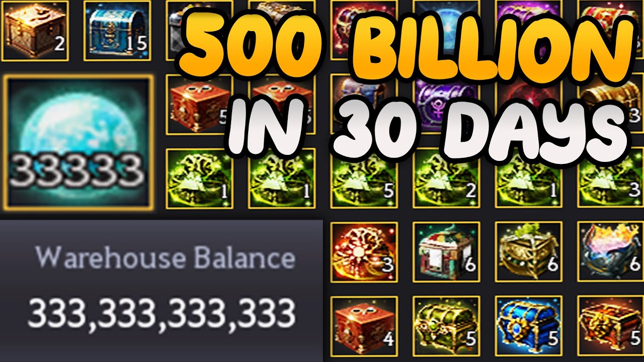 500 Billion in 30 Days | Black Desert online