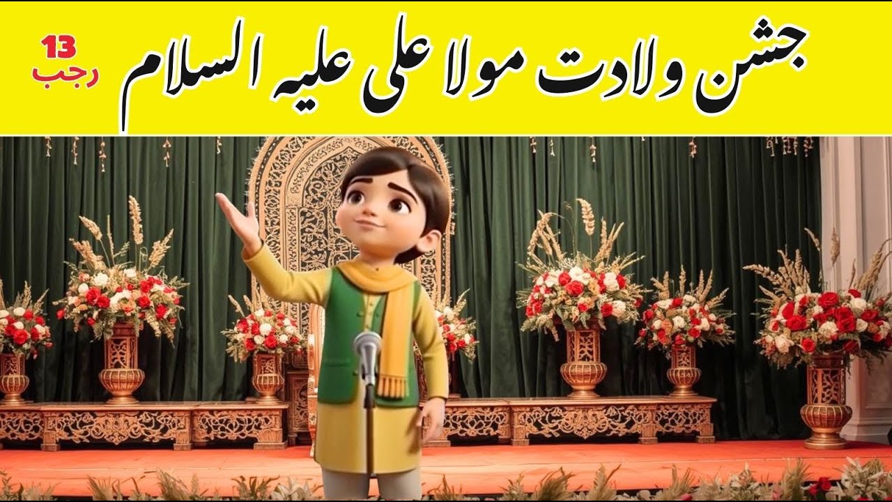 13 Rajab Milad | Mola Ali (A.S) Ka Jashan | Islamic Kids & Family Video