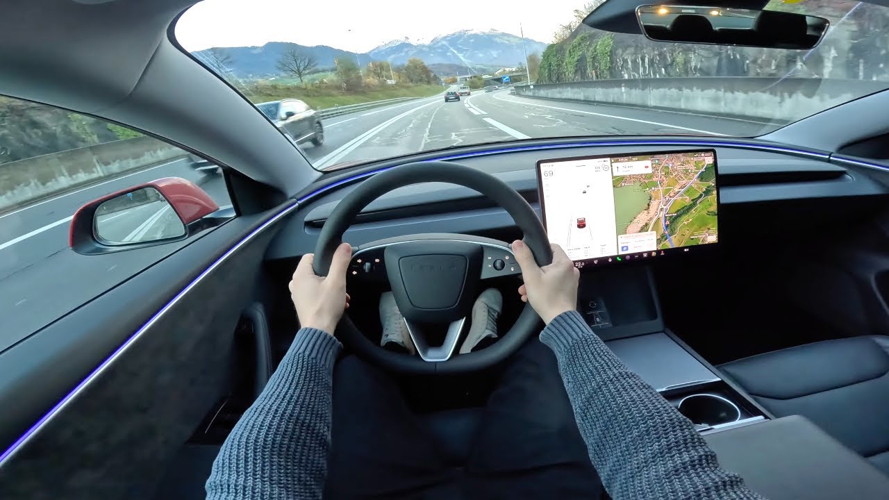 NEW Tesla Model 3 Highland 2024 Drive