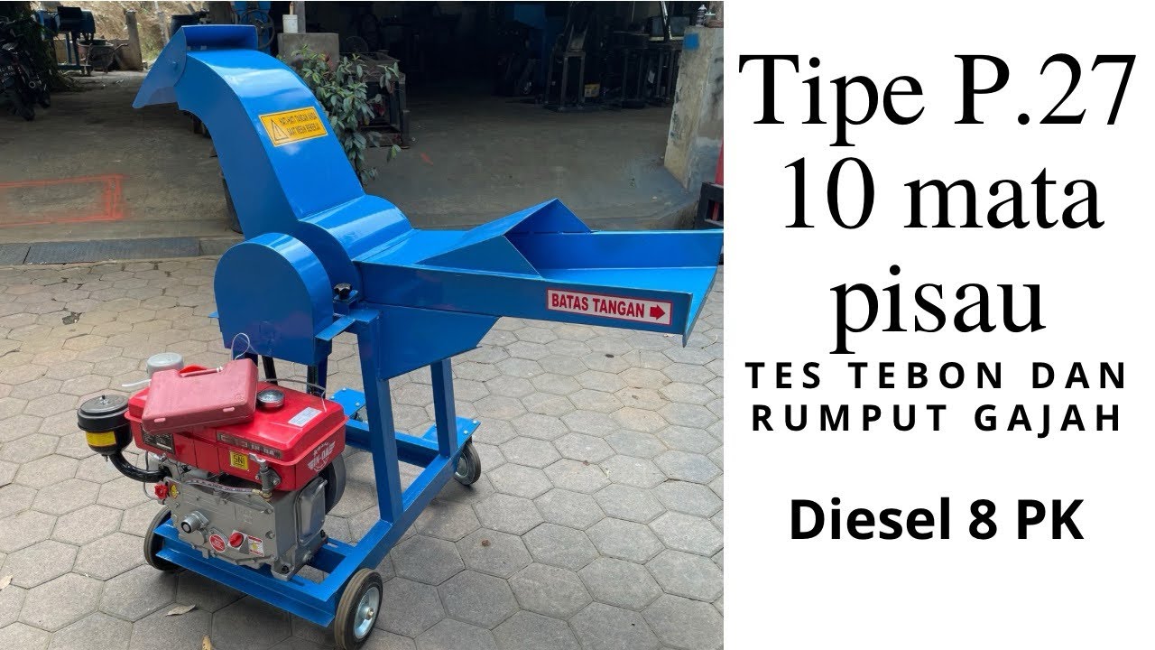 Chopper P.27 10 mata pisau #mesinchopper