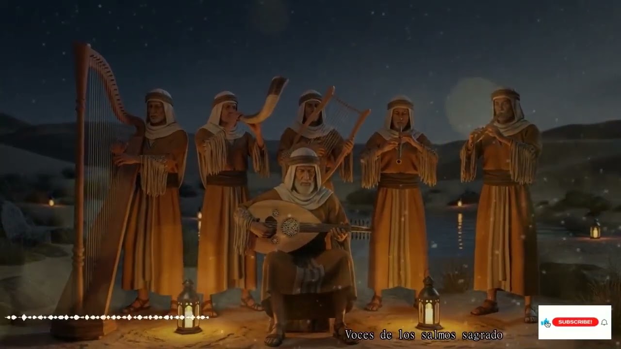Gloria De Adonai En Jerusalén Con Shofar, Cánticos De David E Instrumentos Del Templo