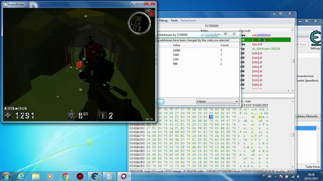 Cheat Engine - Alguns opcodes básicos em Assembly