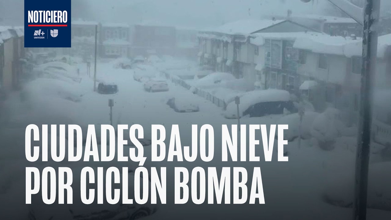 Habitantes del noreste de EEUU tienen breve alivio por histórico ciclón bomba; se avecina más lluvia