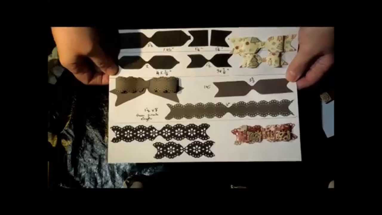 Bows made with the Envelope Punch Board