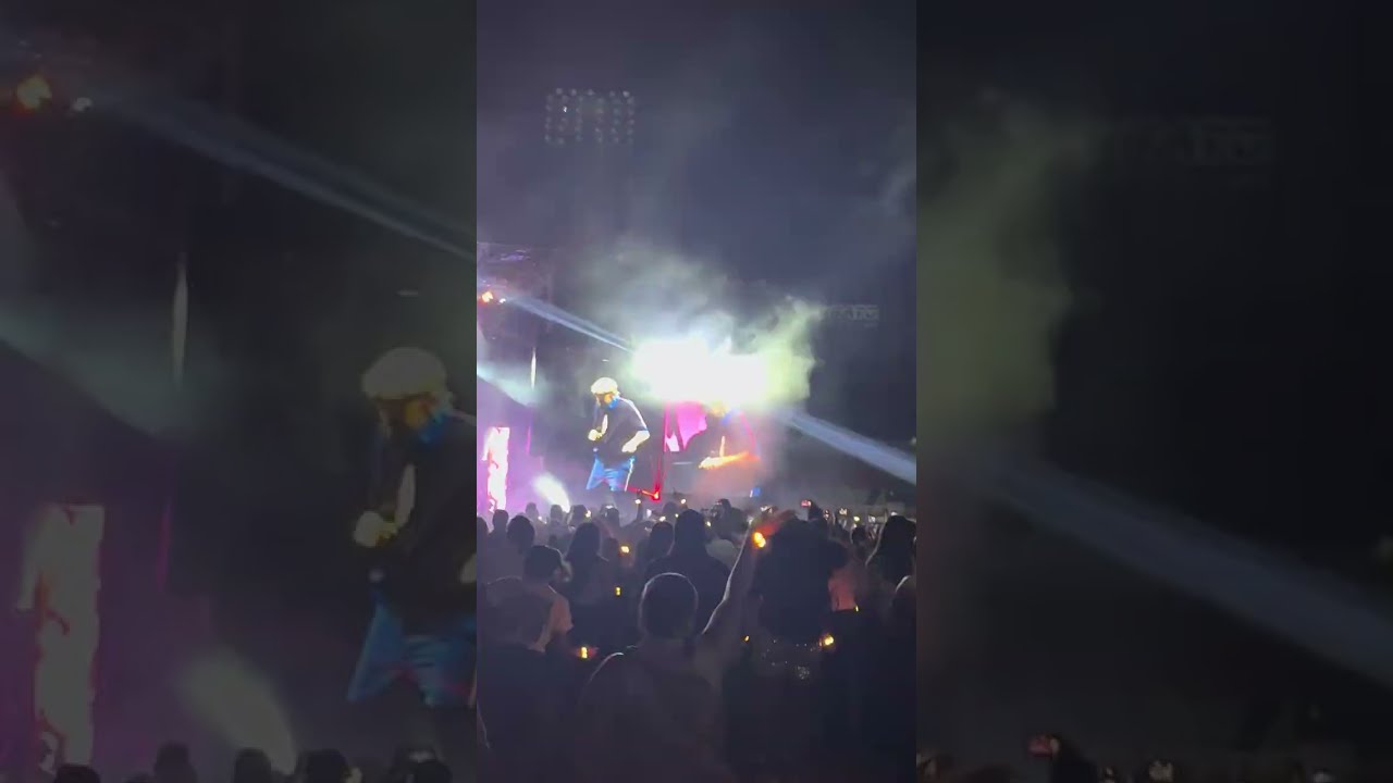 Juan Luis Guerra (Estadio Cibao) show with special effects.