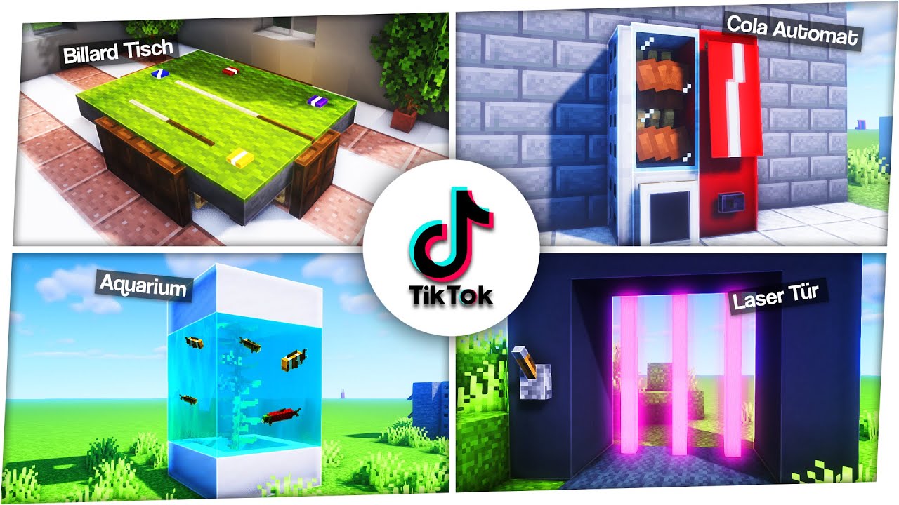 Die 5 BESTEN TikTok Bauideen in Minecraft 🤯