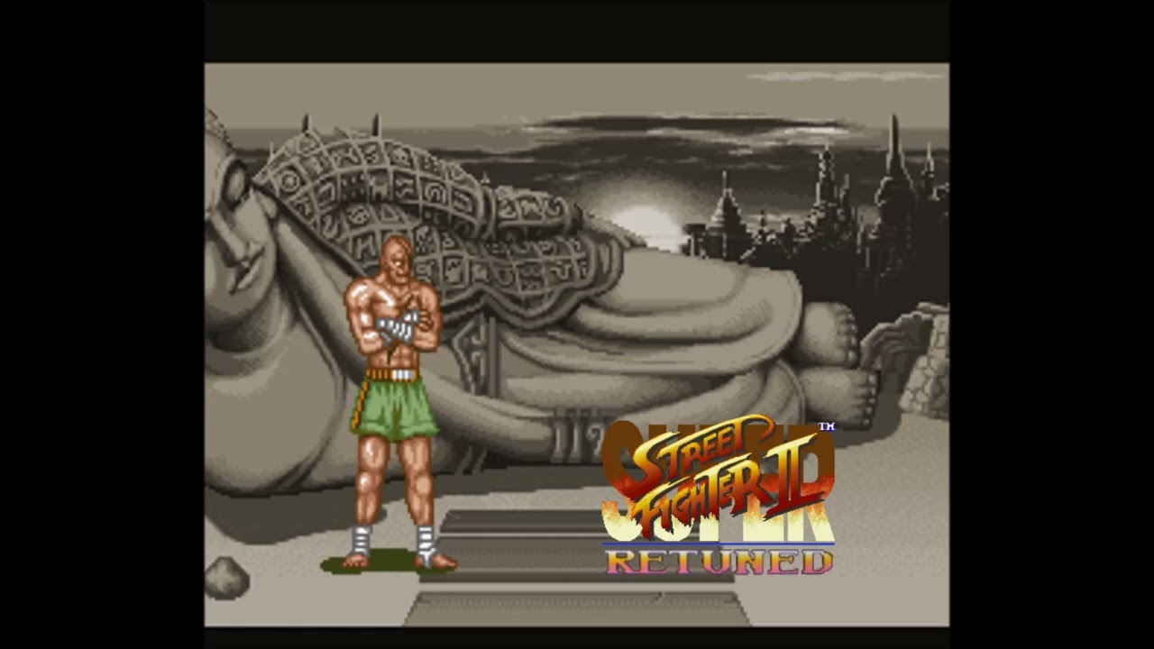 Super Street Fighter II SNES - Sagat Theme - Arcade Pitch with Critical Theme