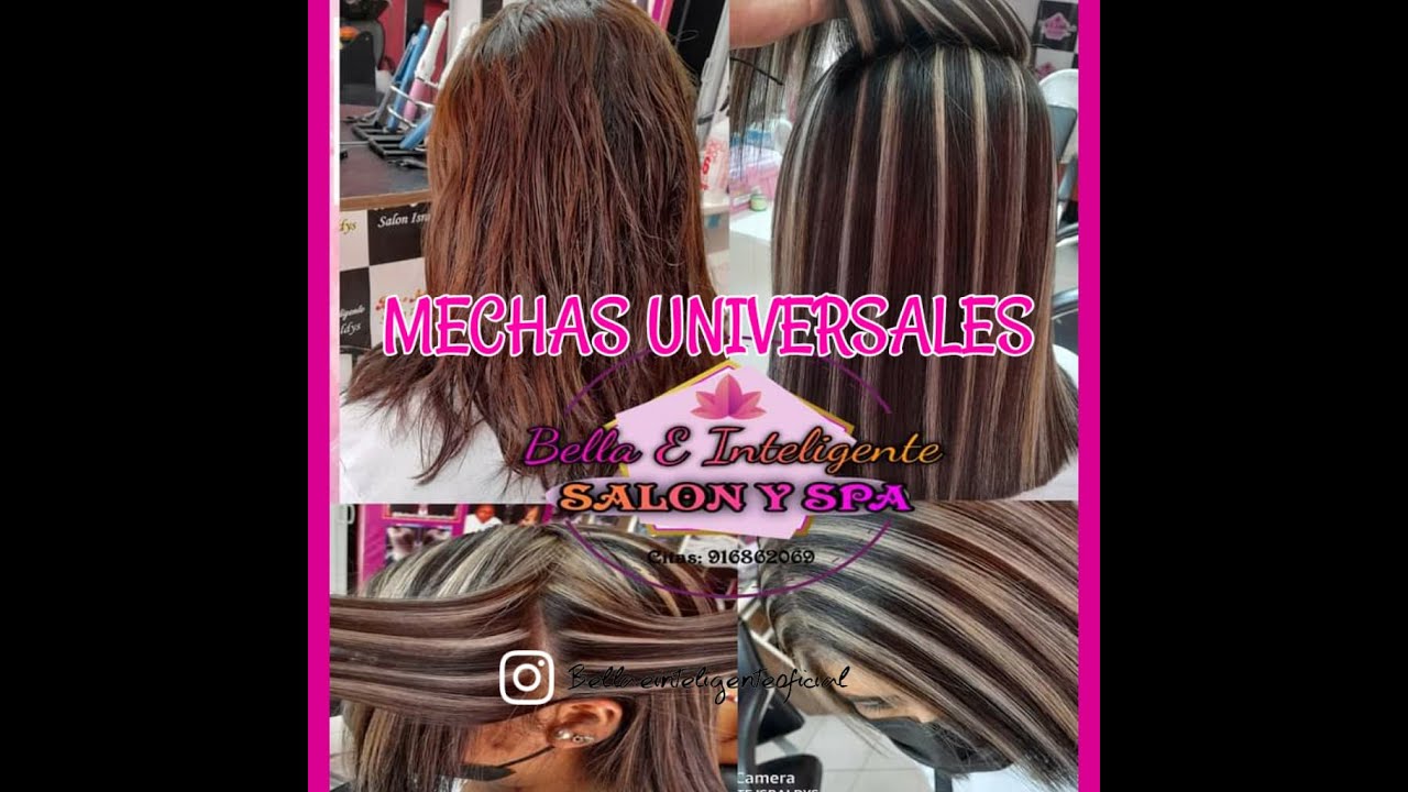 Mechas Universales, Definidas y Marcadas  paso a paso