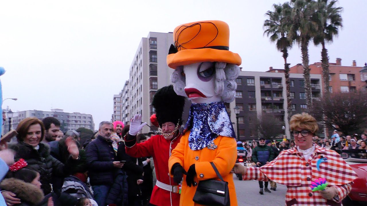 Antroxu Gijon 2023,desfile de Carnaval