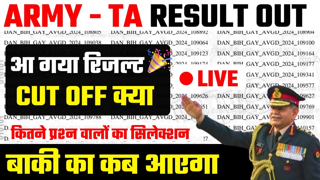 Ta Army Final Result out 2026 ! Army Ta final cut ! Army ta बाकि zone का Result कब आयेगा