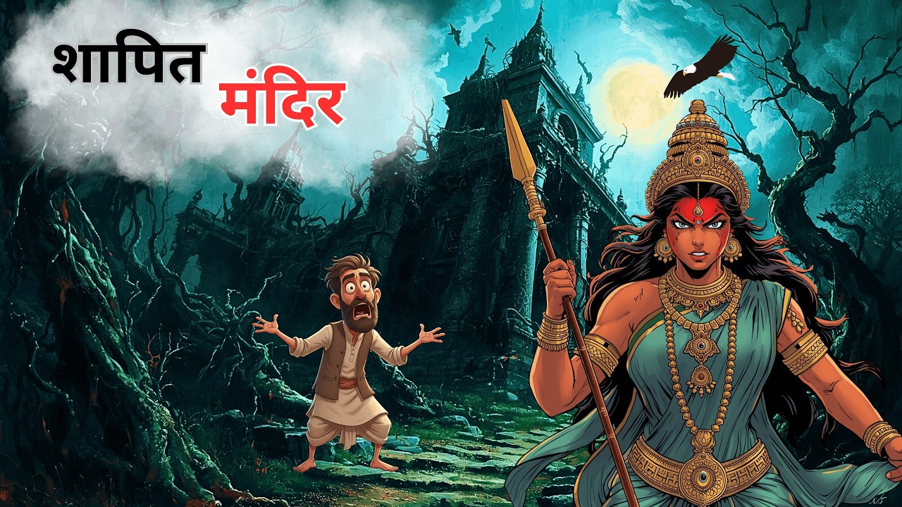 रहस्यमई मंदिर | Rahasyamai mandir | Hindi kahani | Moral story | cartoon video | hindi video |