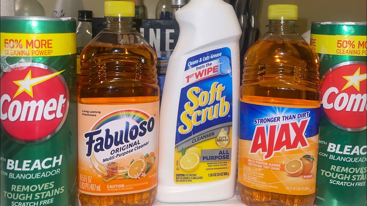 ASMR✨ Orange 🍊 Ajax • 🍊 Fabuloso • Lemon SS • Og Comet 💫 • Rinse