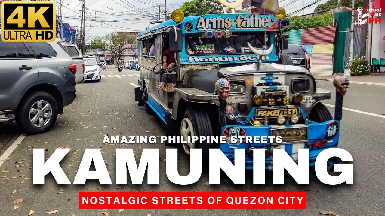 [4K] Nostalgic Streets of KAMUNING Virtual Tour | Timeless Quezon City Philippines