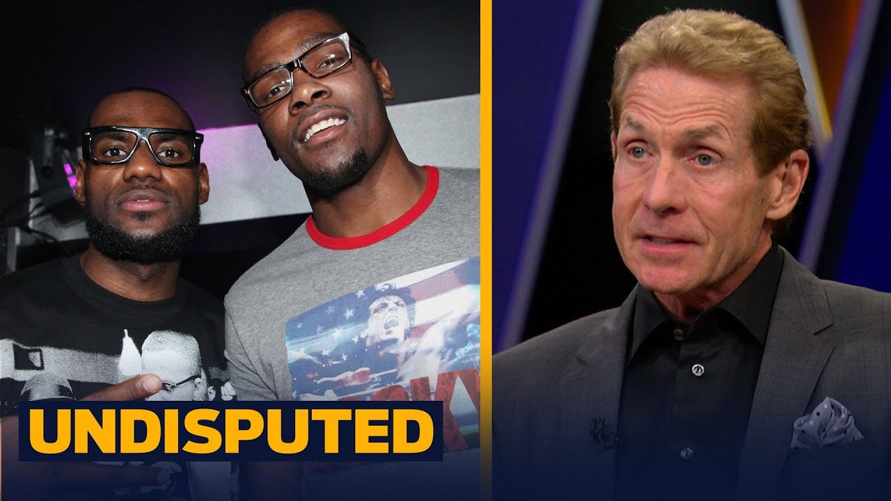 Skip Bayless reacts to being mentioned in LeBron-Durant's rap song | NBA | UNDISPUTED