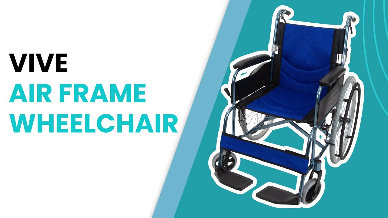 Lightweight Air Frame Wheelchair for Seniors & Caregivers | Vive Health