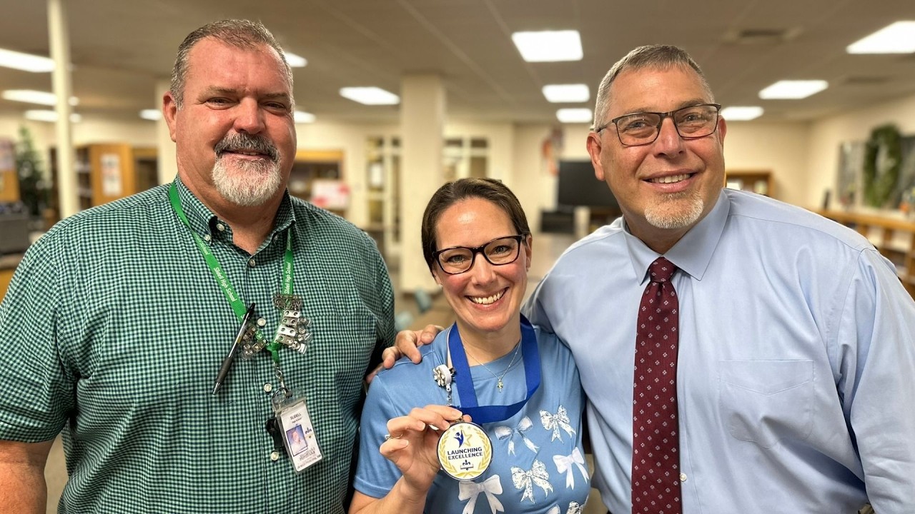 School Nurse Amanda Overby of Slidell High Honored with Excellence Award