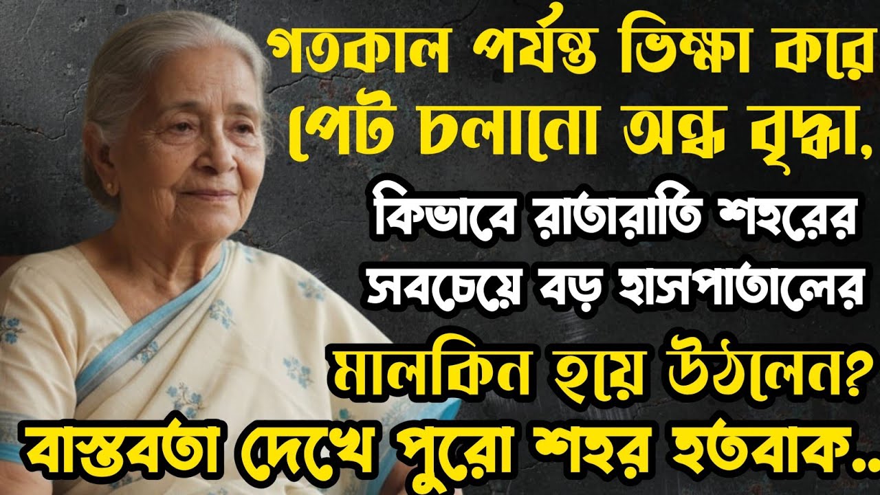 কে ছিলেন সেই ভিখারি বৃদ্ধা যিনি কাল পর্যন্ত ভিক্ষা করে খেতেন কিন্তু আজ শহরের সবচেয়ে বড় হাসপাতালের