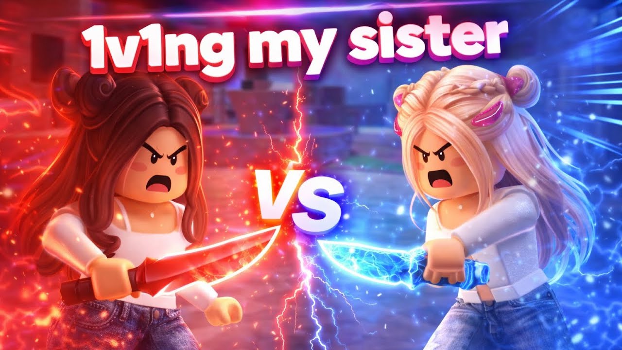 I 1V1 MY SISTER IN MM2…