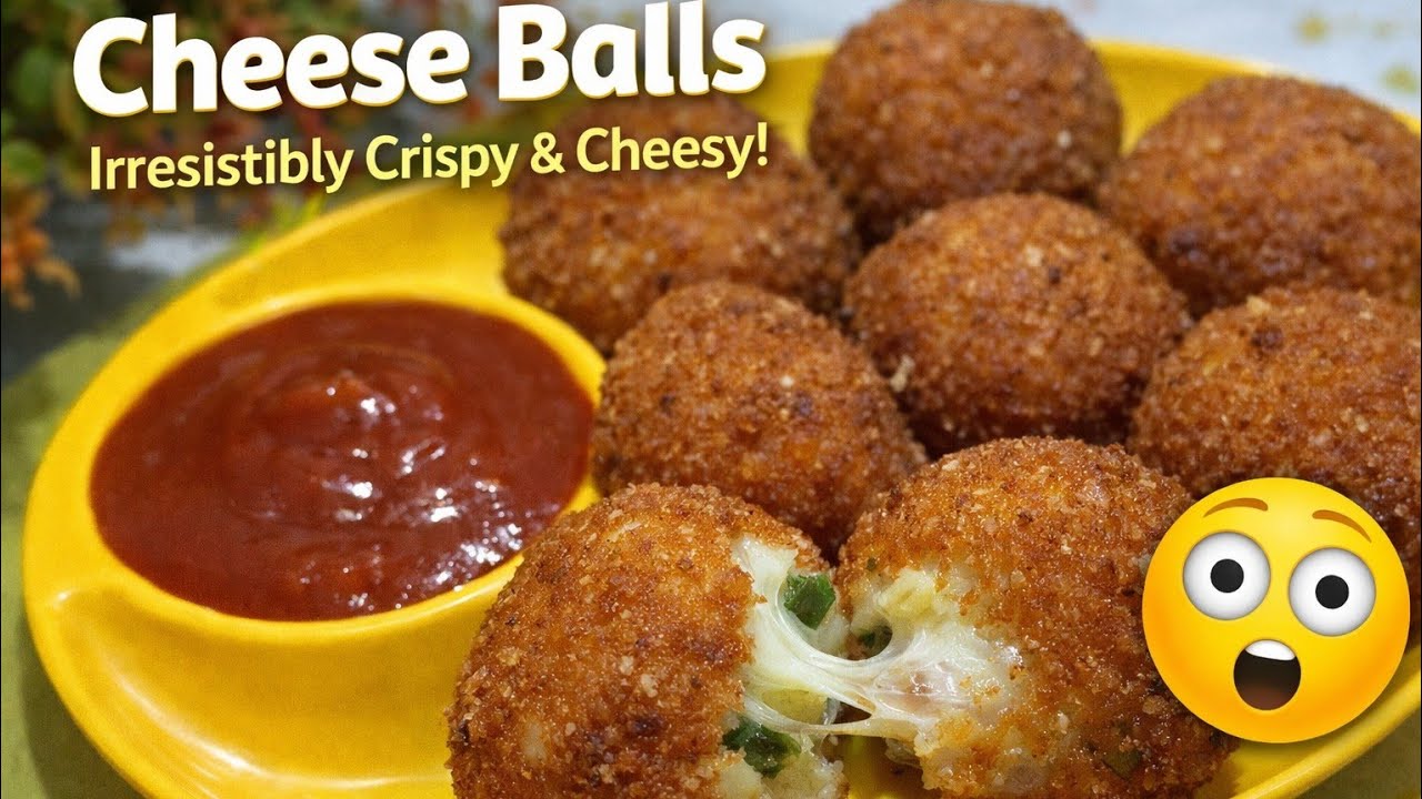 Bahut Zyada Crispy Cheese Balls 😍 | Cheese Balls Recipe | Perfect Party Snack