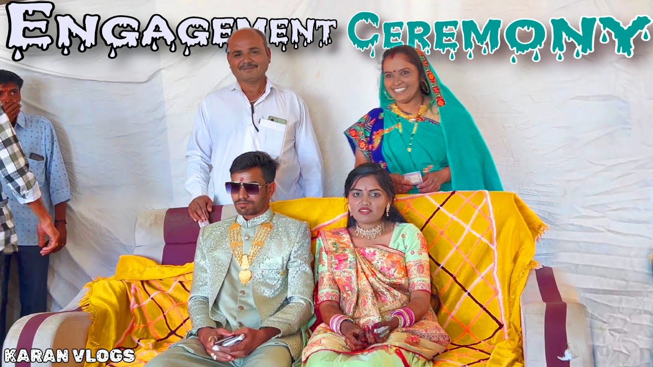 અમે ગયા બેન ની સગાઈ મા | Vadher Family Engagement Function | Ring Ceremony | VADHER KARAN VLOGS