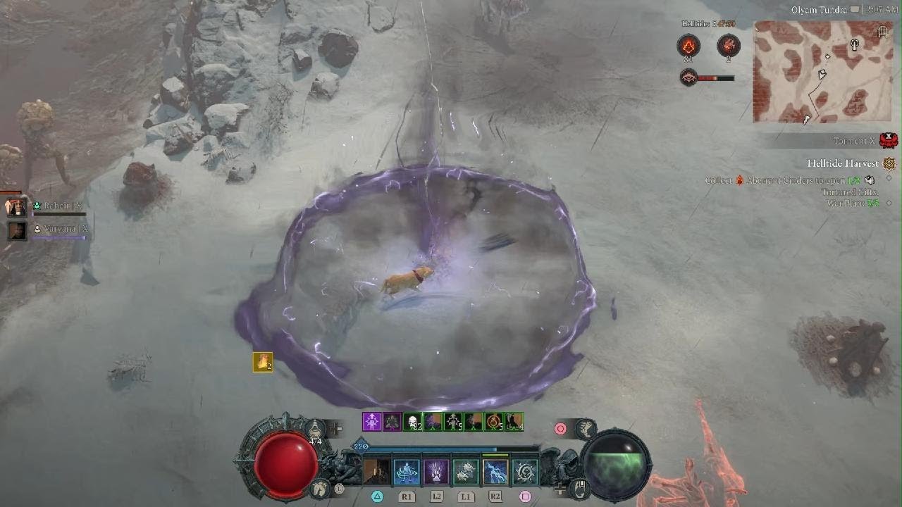 Lightning Storm Druid Speed Sample - S13 Diablo IV