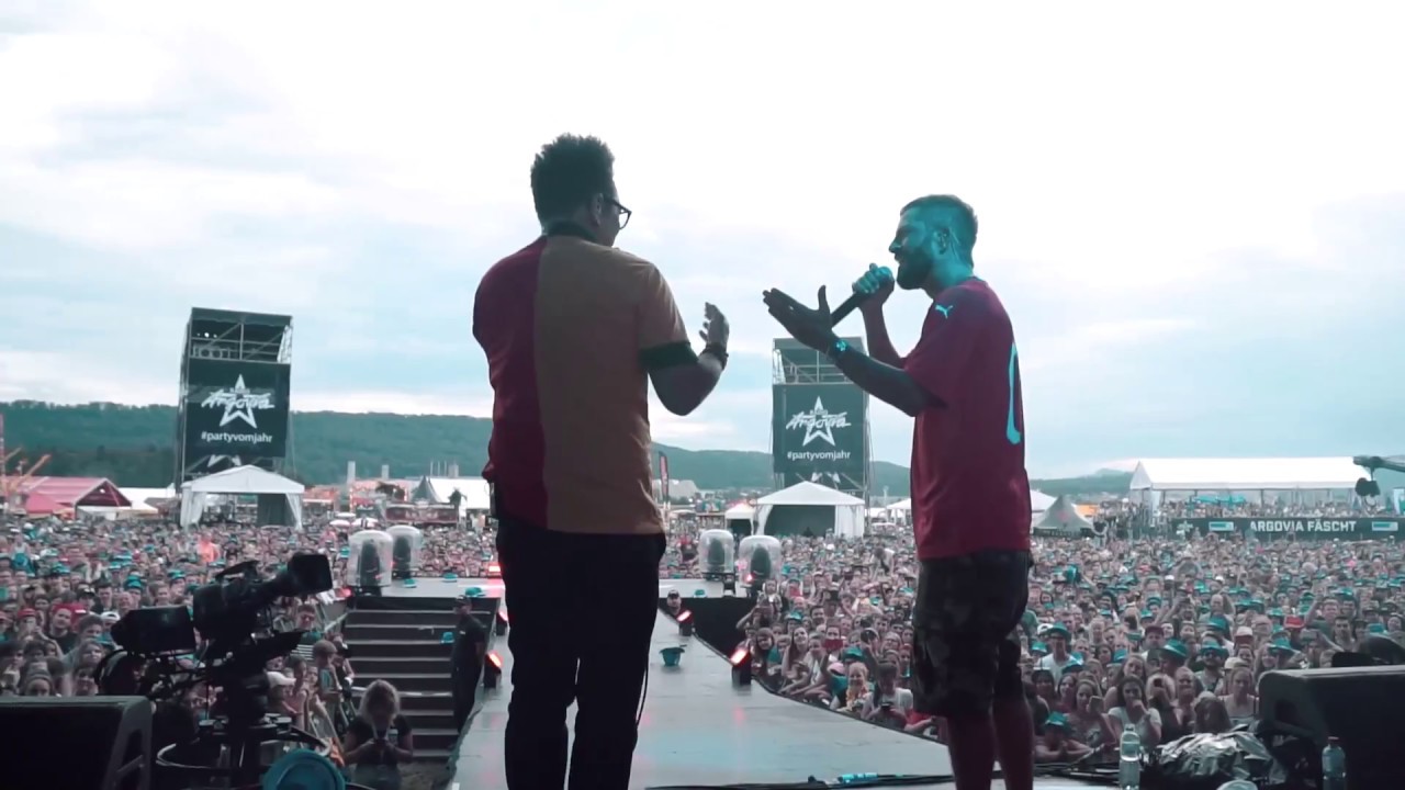 Bligg feat. Marc Sway | Us Mänsch | Live am Argovia Fäscht 09.06.2018